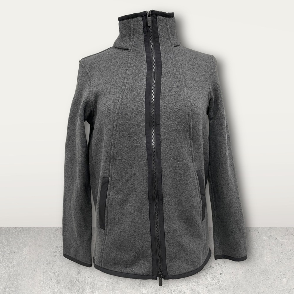 lululemon athletica Charcoal Full-Zip Sweatshirt